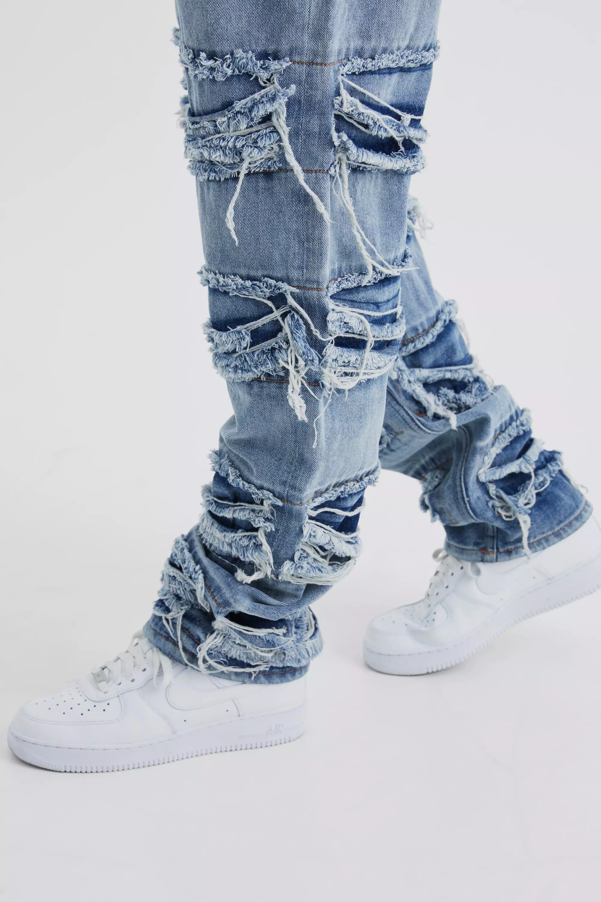 Panelled jeans best sale